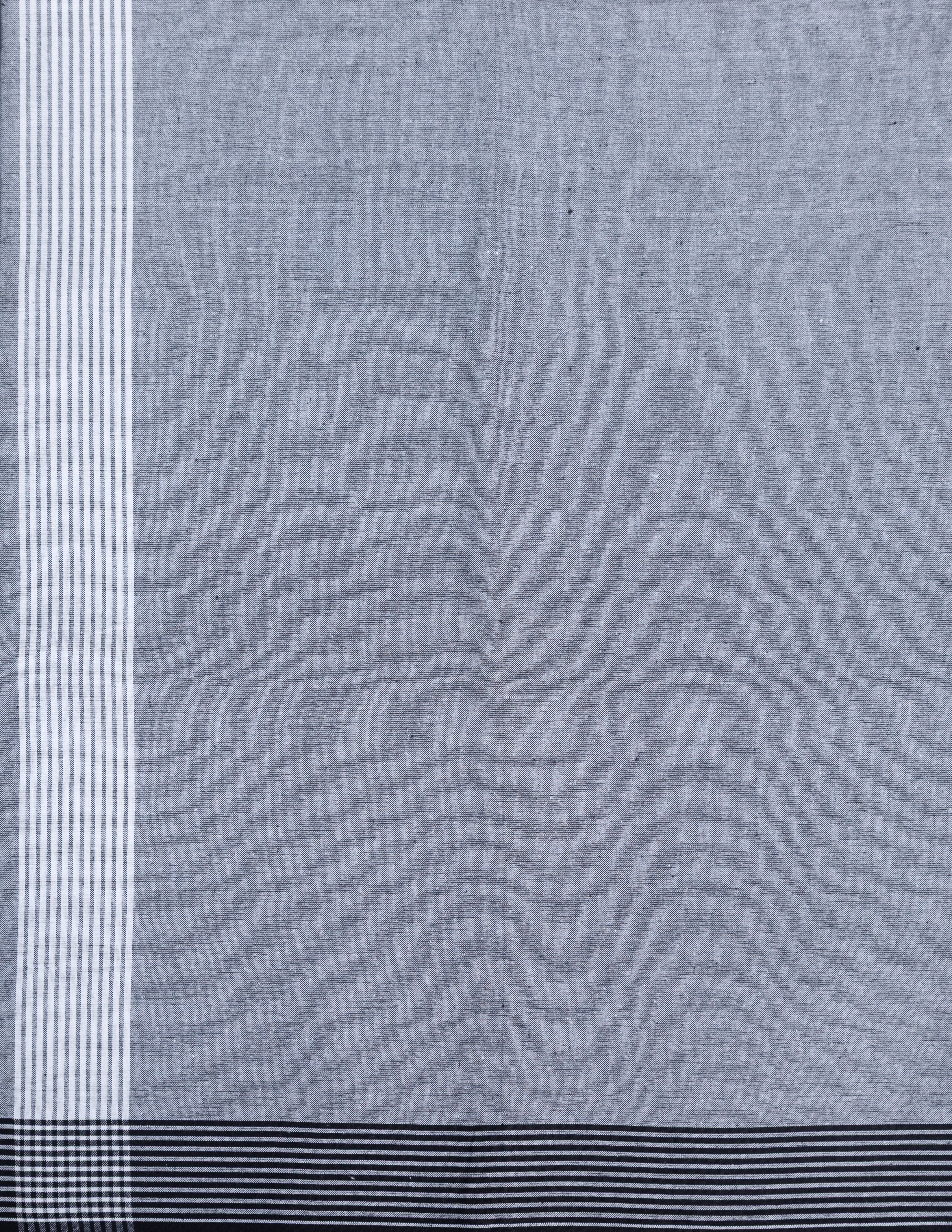 Silver Colour Dhoti for Men with Velcro & Pocket – Casual Comfort Veshti