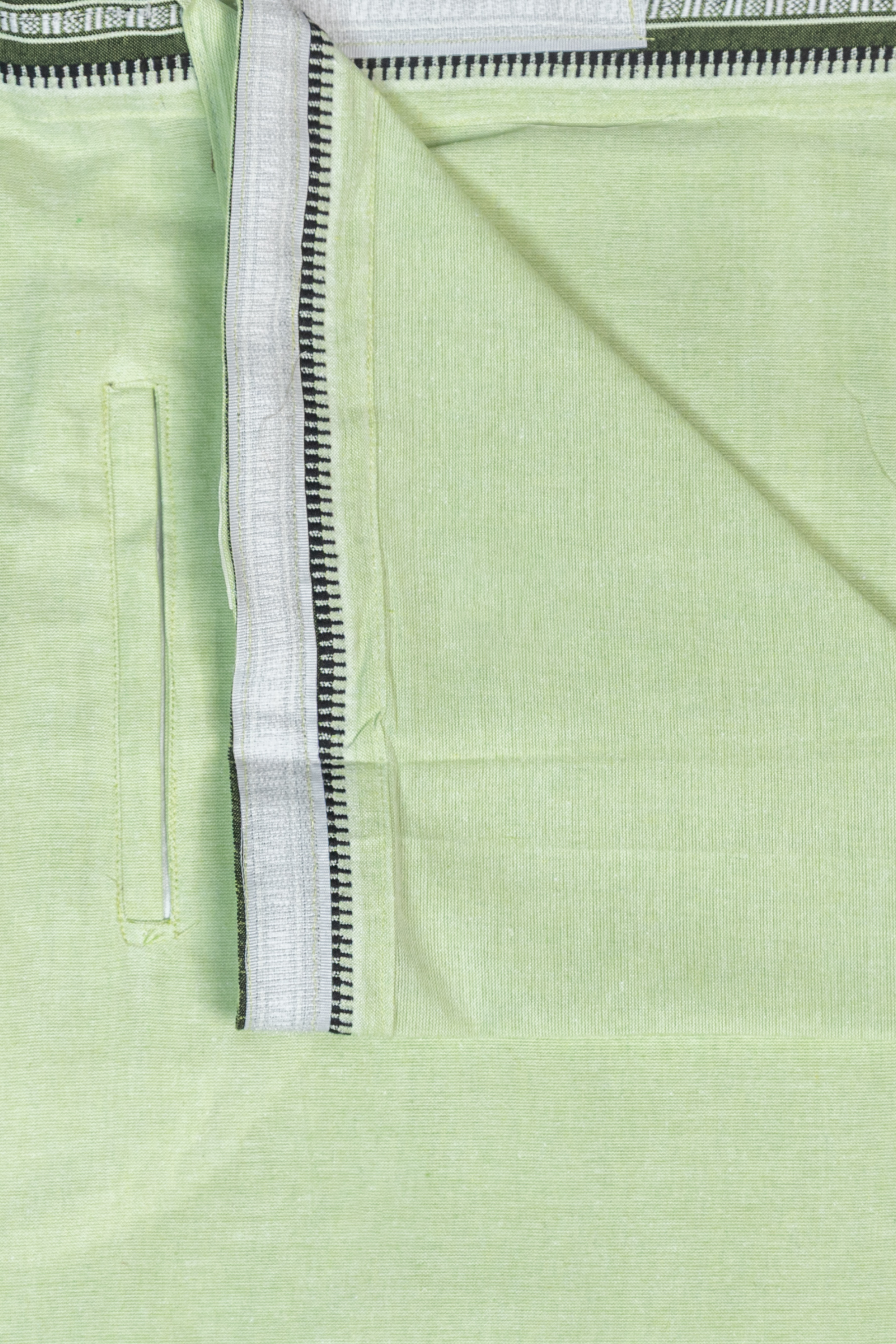 Pista Green Colour Dhoti for Men with Velcro & Pocket – Modern Comfort Wear