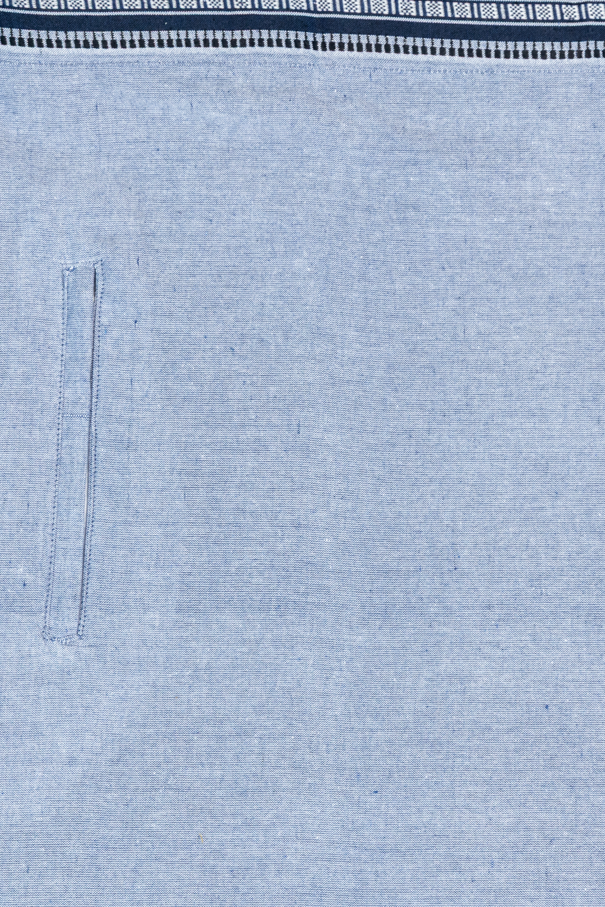 Blue Colour Dhoti for Men with Velcro & Pocket – Relax Fit Everyday Wear