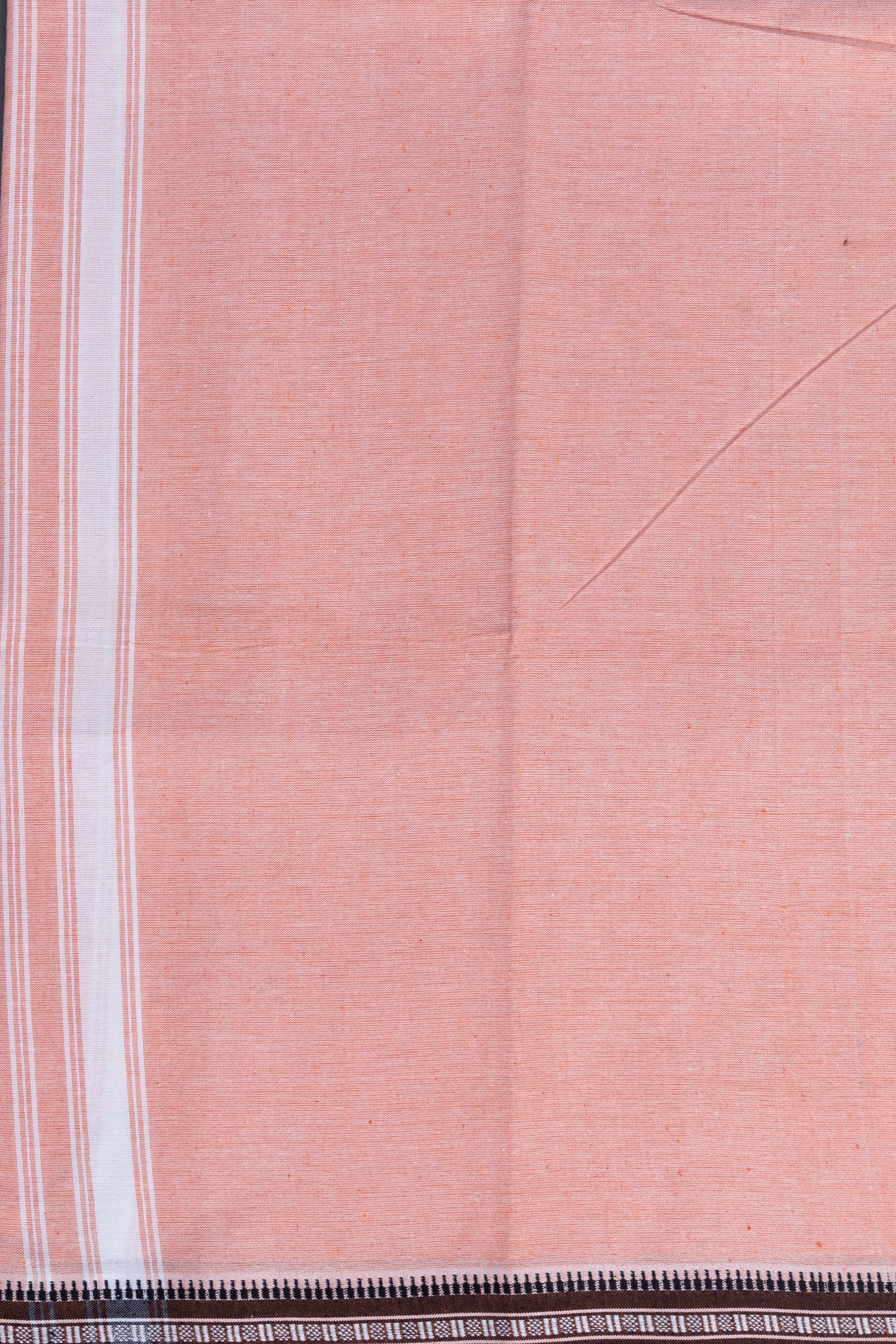 Navy Blue T-Shirt & Peach Colour Cotton Dhoti Combo for Men | Thalapathy Border| Single Layer | Comfortable Dhoti Set