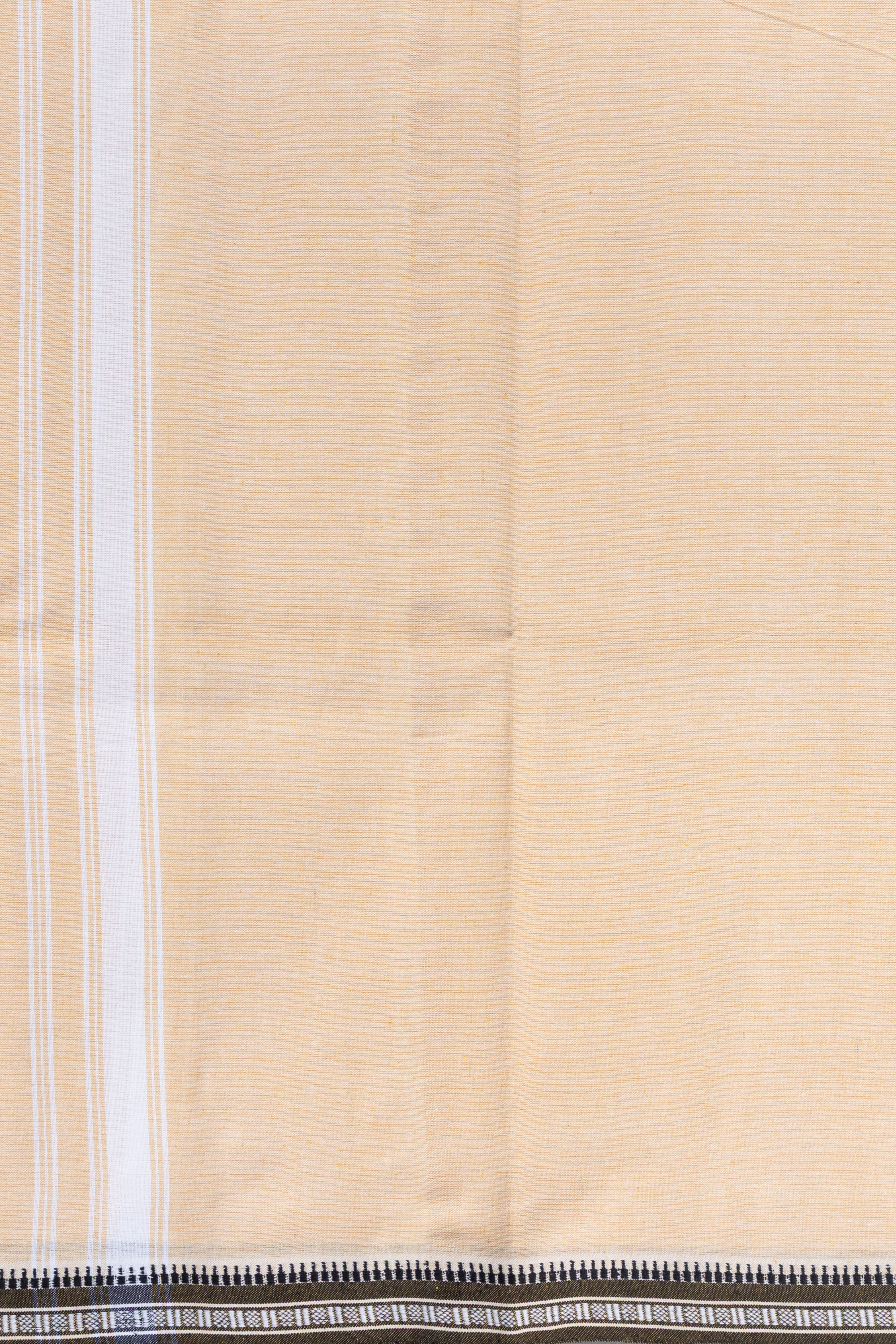 Navy Blue T-Shirt & Sandal Colour Cotton Dhoti Combo for Men | Thalapathy Border| Single Layer | Comfortable Dhoti Set