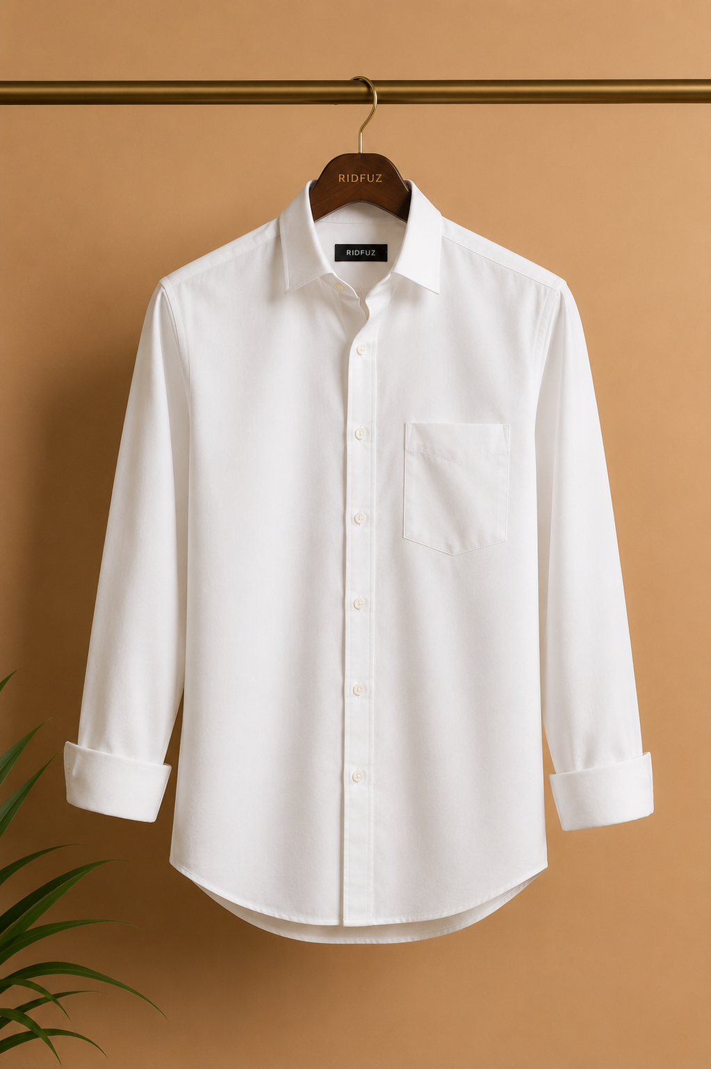 Pure Cotton White Shirt with Black Fancy Border Velcro Dhoti Combo