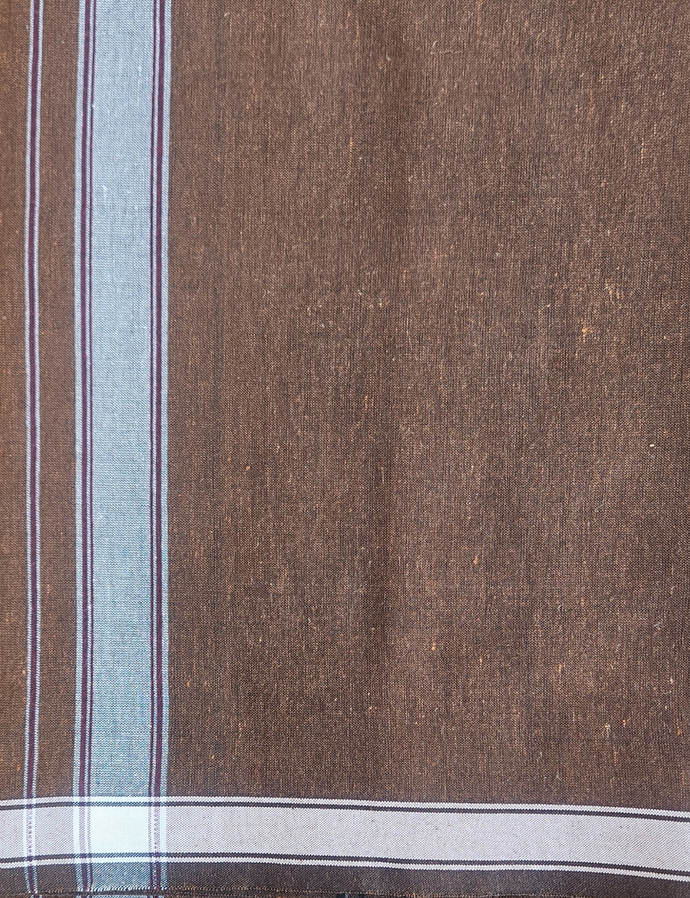 Brown & Grey Colour Cotton Blend Single Layer Dhoti | Pack Of 2